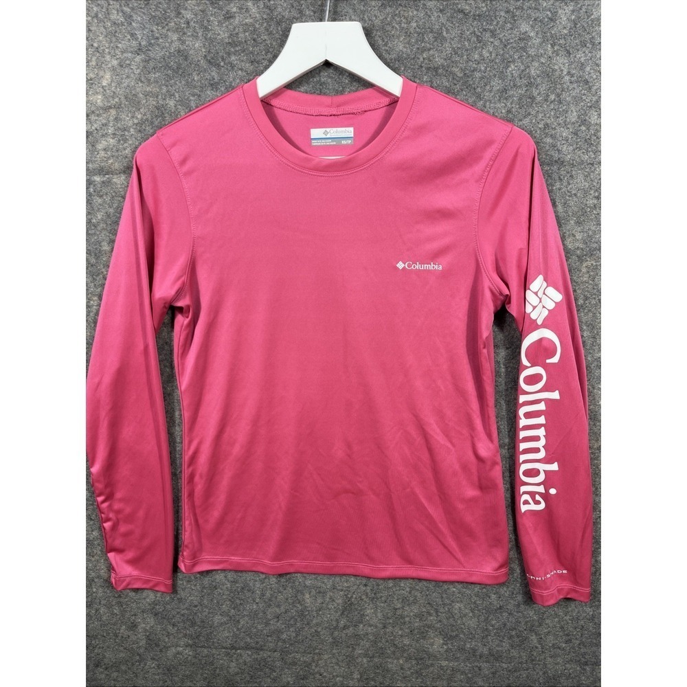 Columbia Fork Stream Long Sleeve T-shirt, Wild‎ Geranium Pink, XS